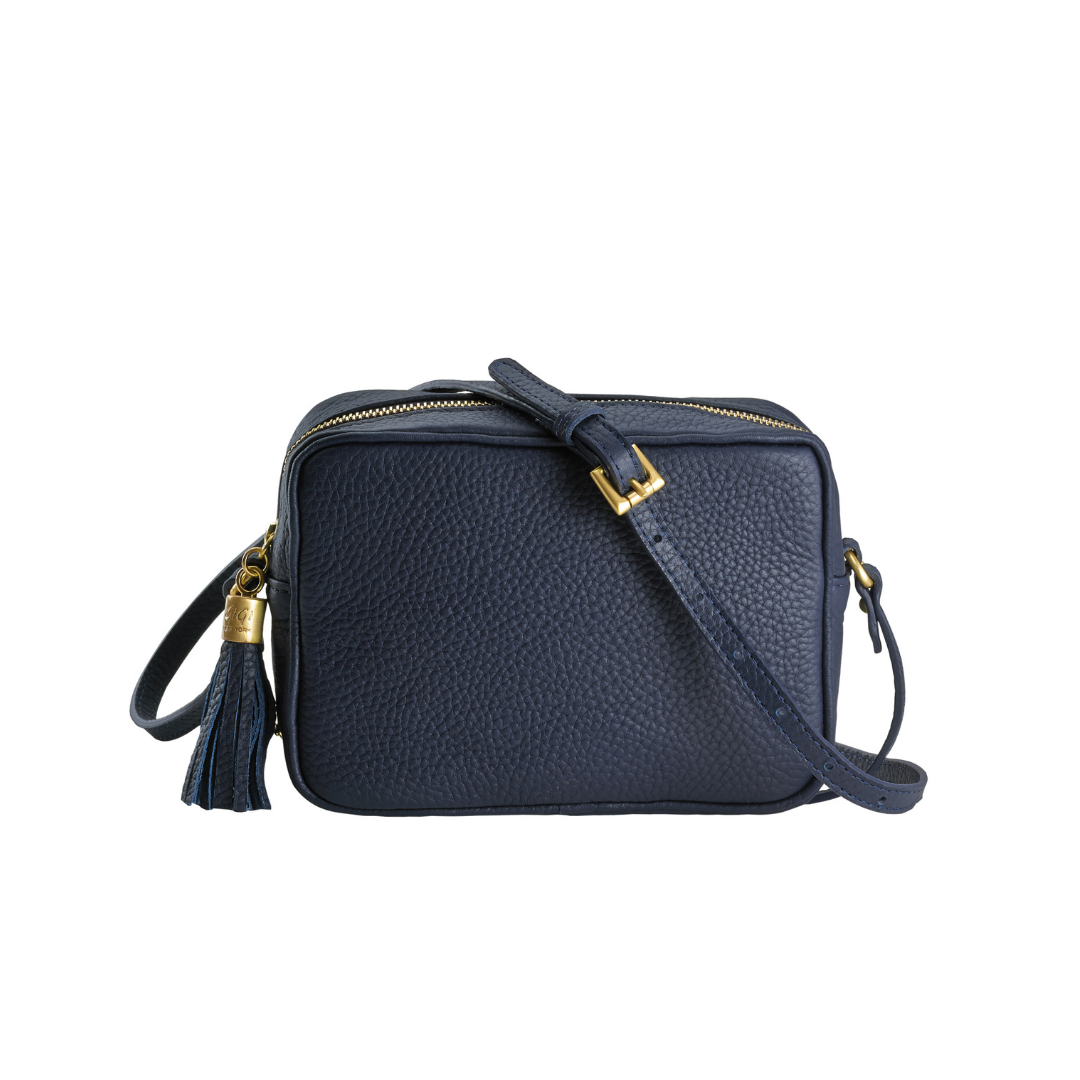 Gigi NY Pebble Leather Madison Crossbody