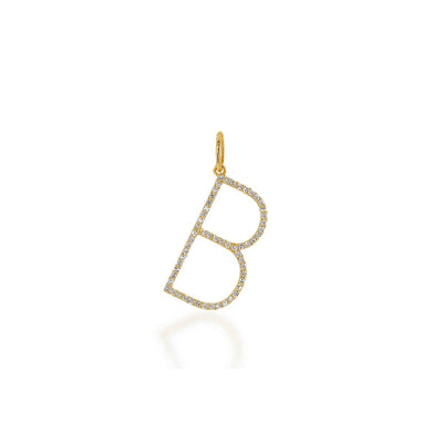 Rachel Reid Oversized Diamond Letter Charm