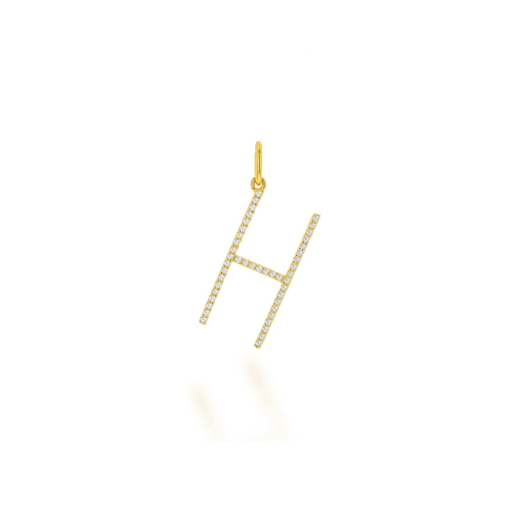 Rachel Reid Oversized Diamond Letter Charm