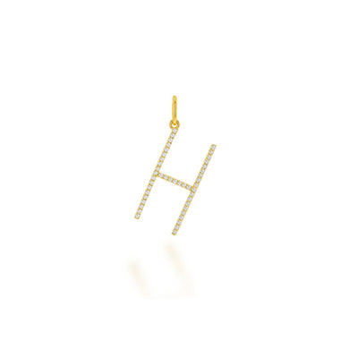 Rachel Reid Oversized Diamond Letter Charm