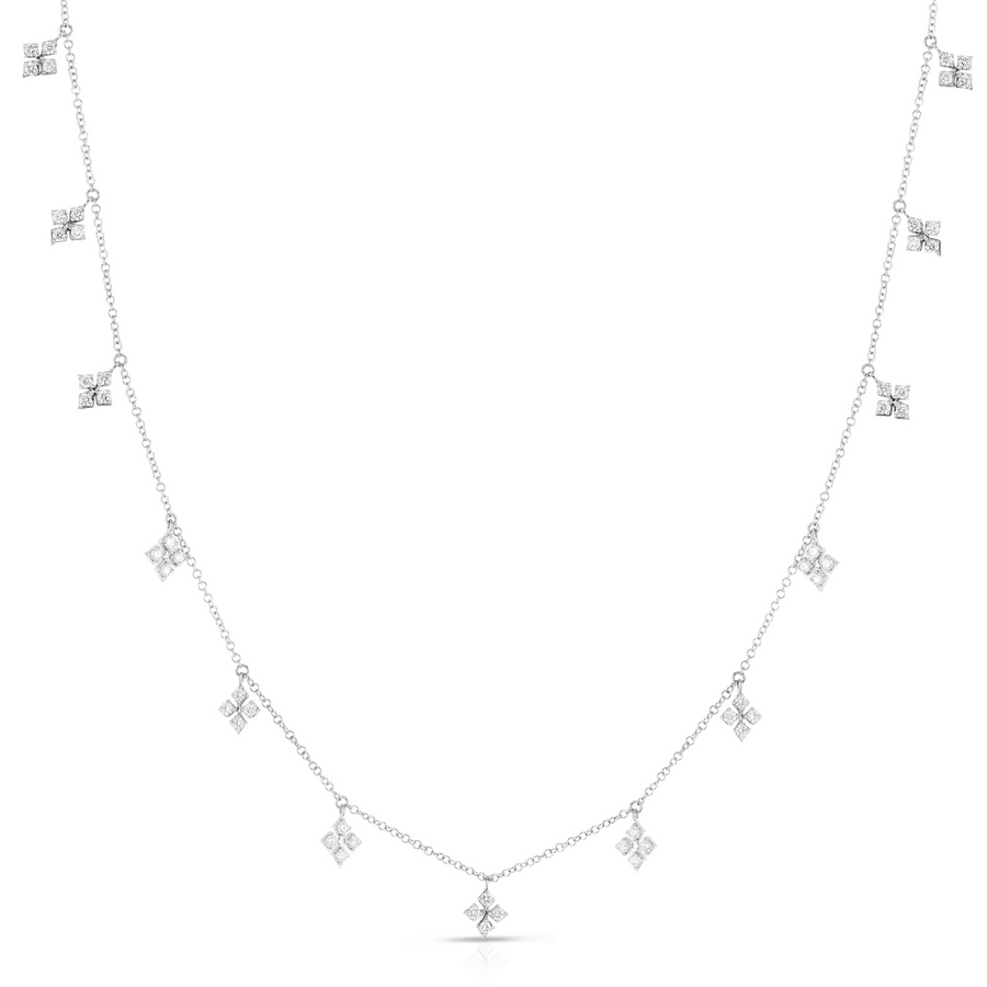 Scott Mikolay Celebration Rhombus Diamond Dangle Necklace - 23 Stations
