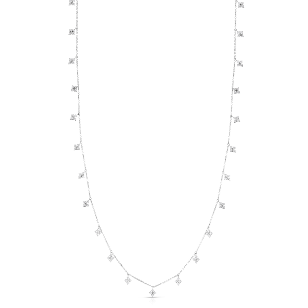 Scott Mikolay Celebration Rhombus Diamond Dangle Necklace - 23 Stations