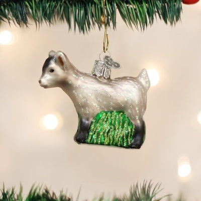 Old World Christmas Pygmy Goat Ornament