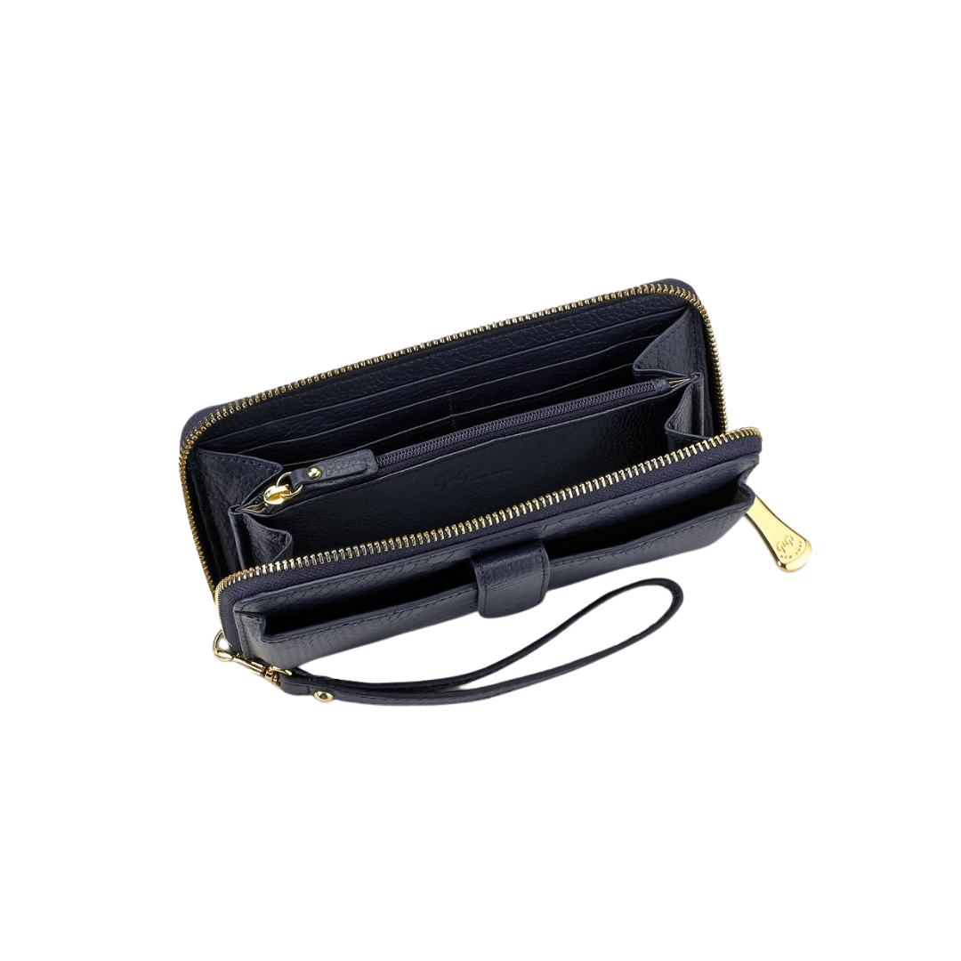 Gigi NY Python Leather City Wallet