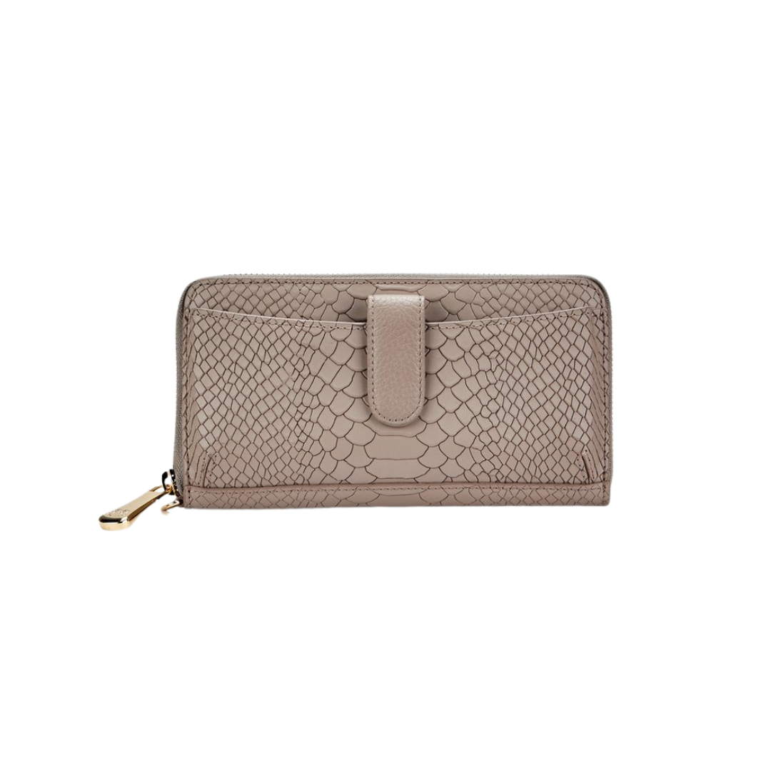 Gigi NY Python Leather City Wallet