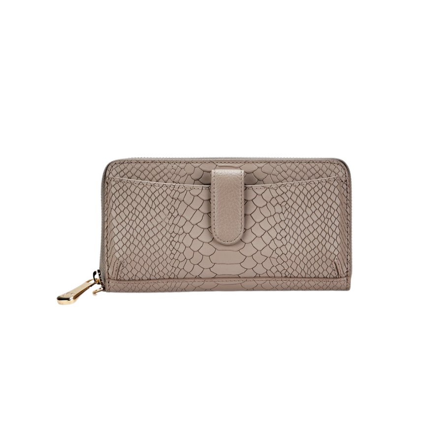Gigi NY Python Leather City Wallet