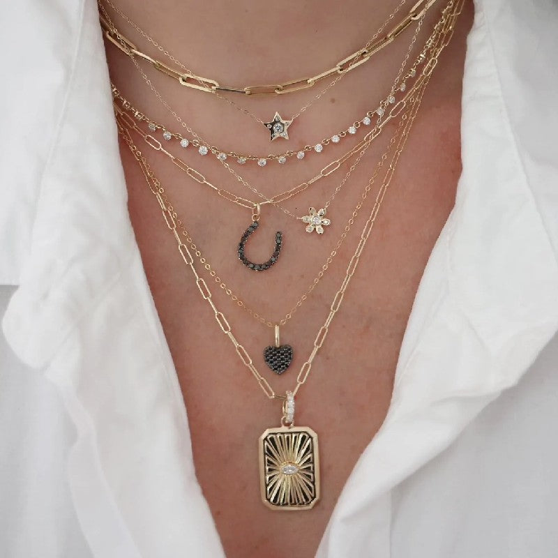 Rachel Reid Diamond Horseshoe Charm