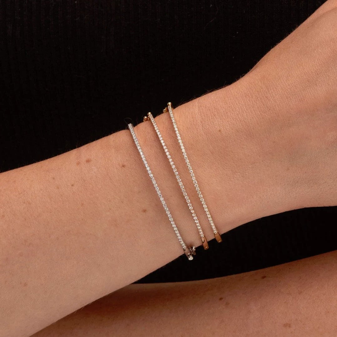 Rachel Reid Diamond Bangle Bracelet