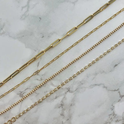 Rachel Reid Mini Oval Link Chain Necklace