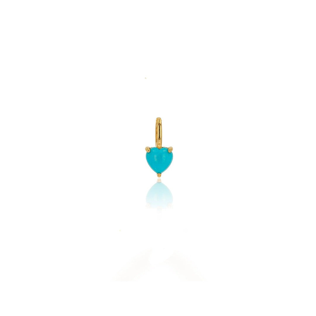 Rachel Reid Turquoise Heart Charm