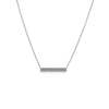 Tara Mikolay Raw Diamond Bar Necklace