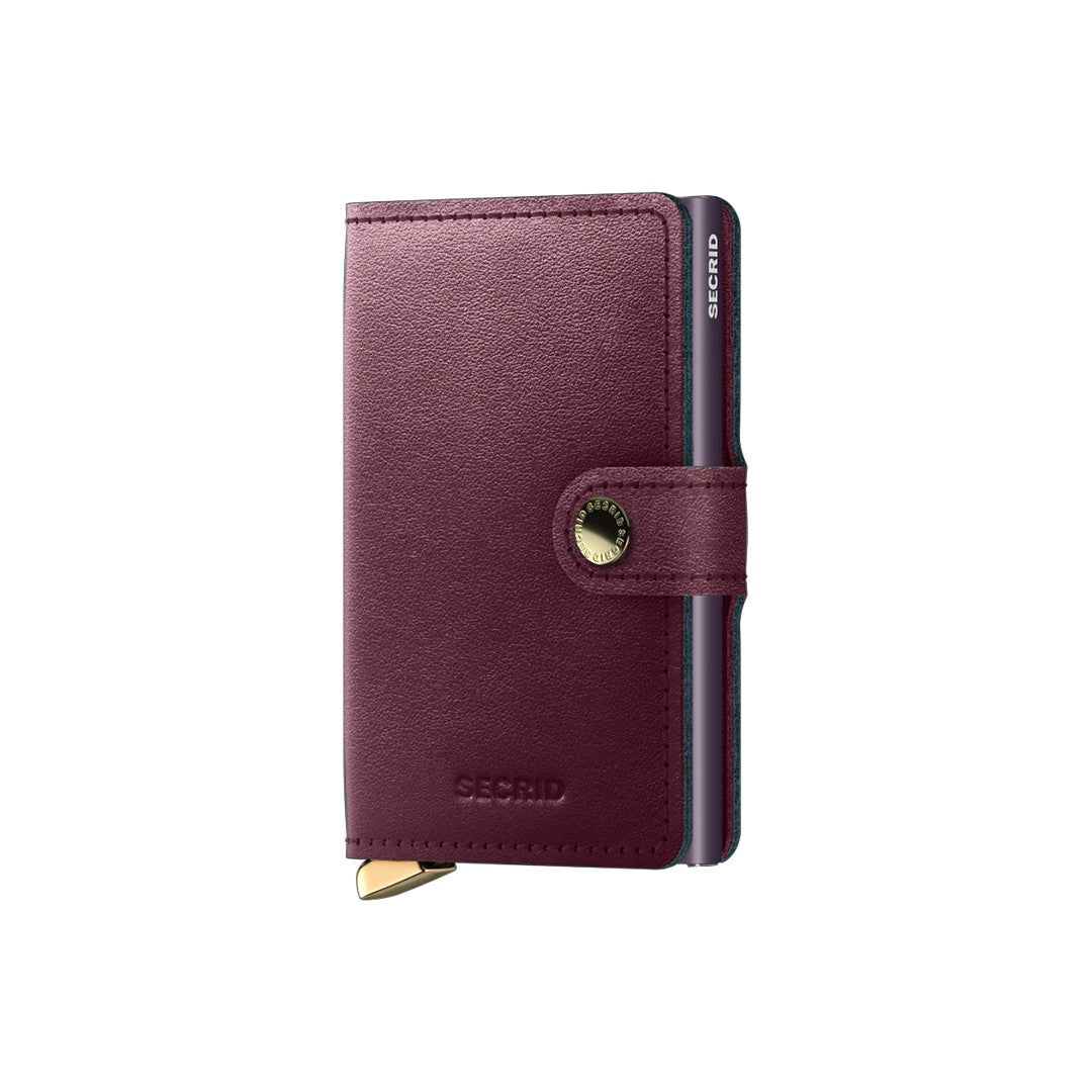 Secrid Premium Mini Wallet Dusk Bordeaux