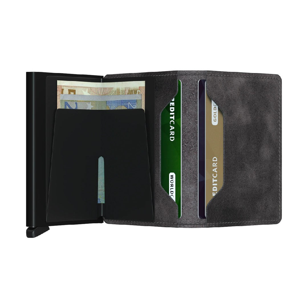 Secrid Slim Wallet Vintage Grey-Black