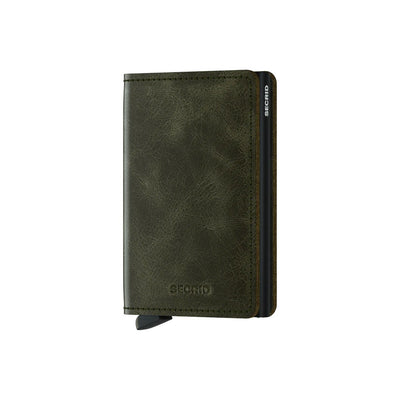 Secrid Slim Wallet Vintage Olive Black