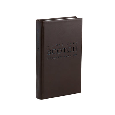 Single Malt Scotch Leather Bound Keepsake Bar Book