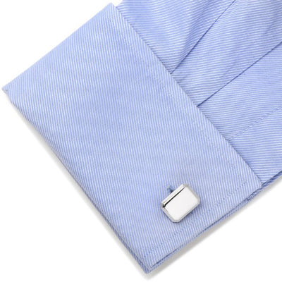Sterling Silver Rectangular Cufflinks