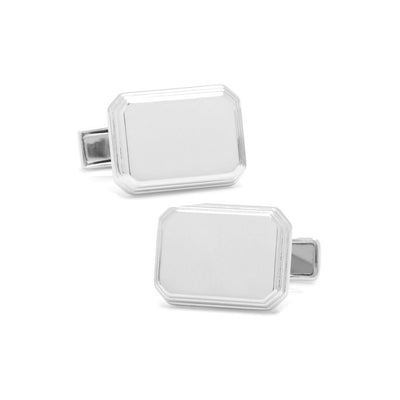 Sterling Silver Rectangular Cufflinks