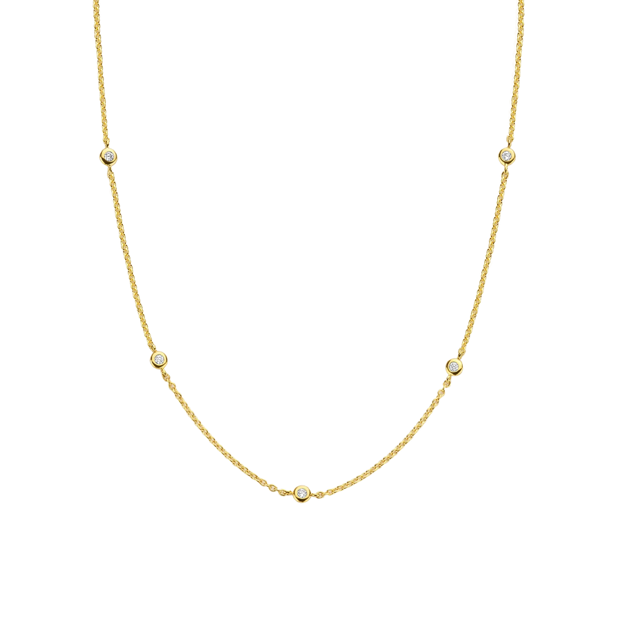 Ti Sento Milano Gold Zirconia By the Yard Necklace