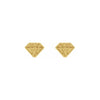 Diamond Shape Earrings in Yellow Gold