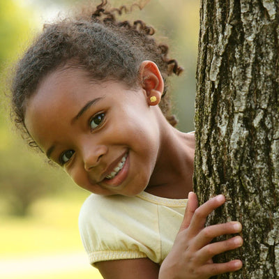 Tiny Elephant Little Girl's Stud Earrings