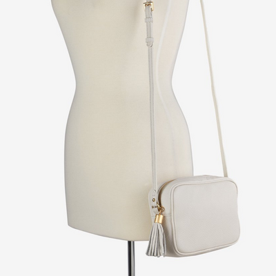 Gigi NY Pebble Leather Madison Crossbody