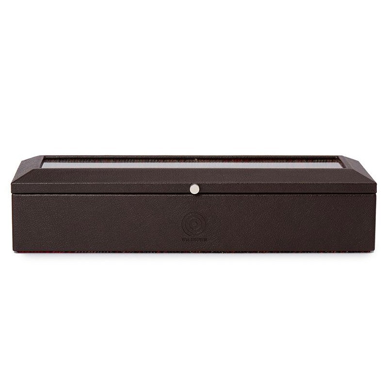 WOLF WM Brown 5 Piece Watch Box in Brown