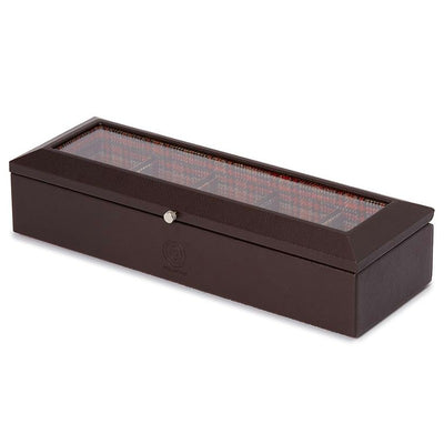 WOLF WM Brown 5 Piece Watch Box in Brown