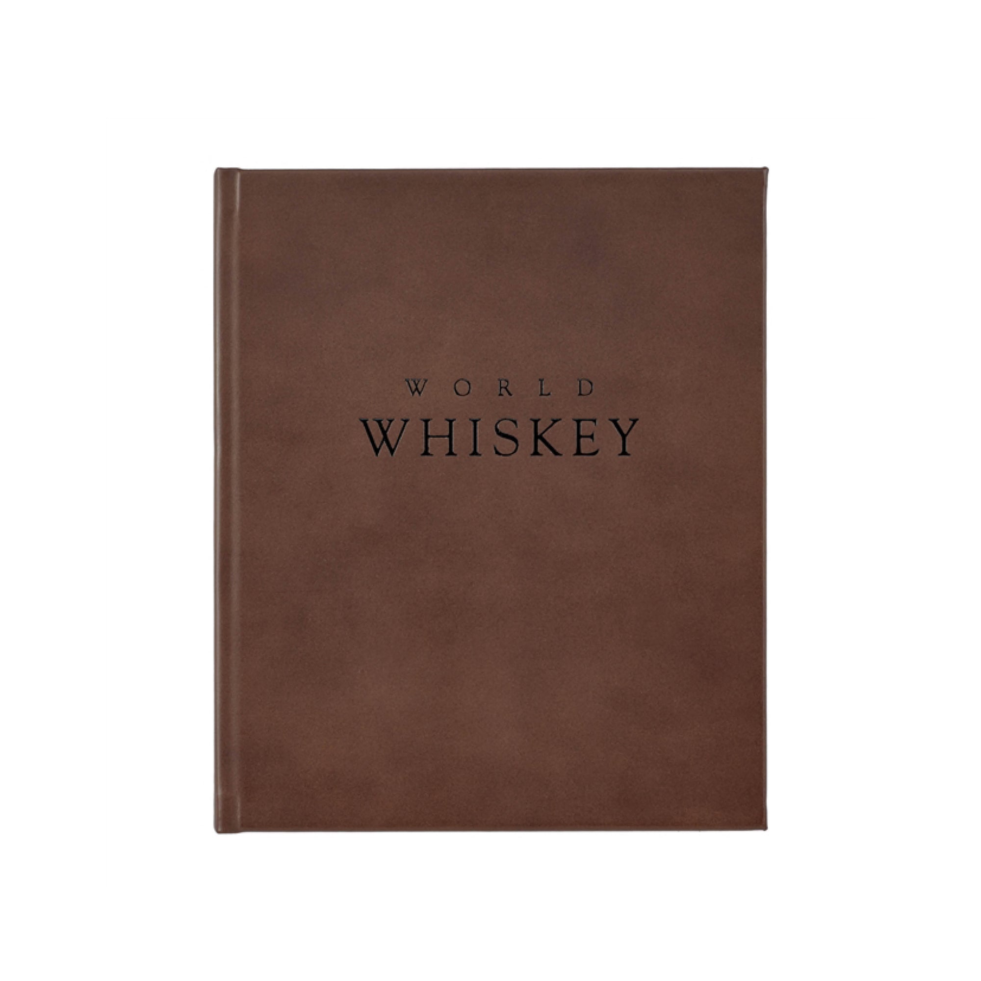 World Whiskey Leather Bound Book