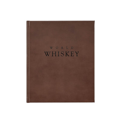 World Whiskey Leather Bound Book