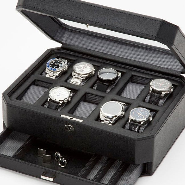 WOLF 10 Piece Windsor Watch Box with Drawer Desires by Mikolay