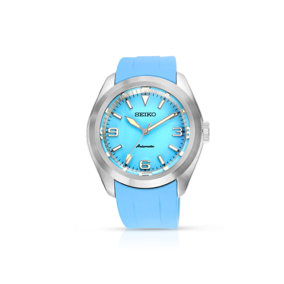 Blue Sky' Custom Built Seiko Mod - Desires by Mikolay