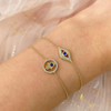Shy Creation Hamsa Diamond & Sapphire Bracelet