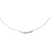 Mizuki Pierced Diamond and Multi Pearl Necklace