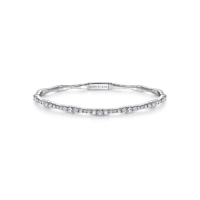Gabriel & Co. Wavy Diamond Bangle
