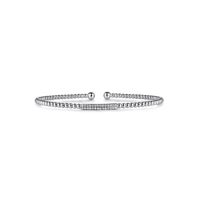 Gabriel & Co. Diamond Bar Bujukan Bead Bangle