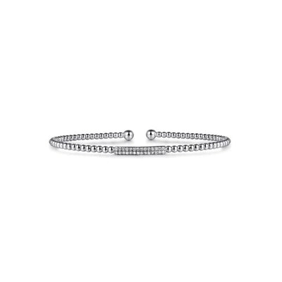Gabriel & Co. Diamond Bar Bujukan Bead Bangle