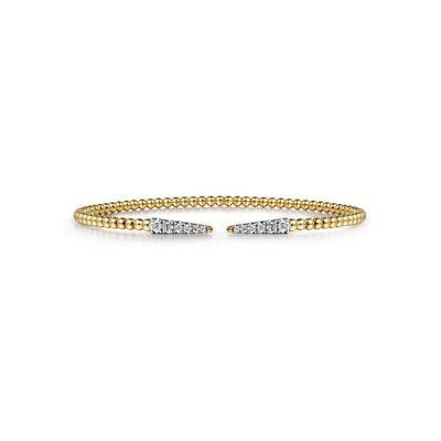 Gabriel & Co. Bujukan Diamond Spikes Split Bangle
