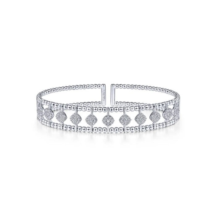 Gabriel & Co. Bujukan Diamond Cuff Bangle