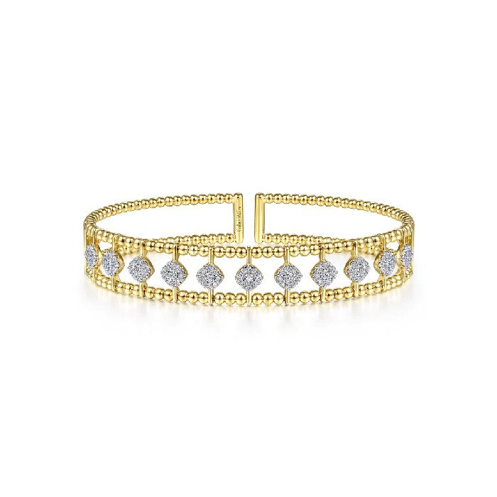 Gabriel & Co. Bujukan Diamond Cuff Bangle