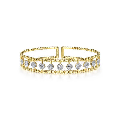 Gabriel & Co. Bujukan Diamond Cuff Bangle