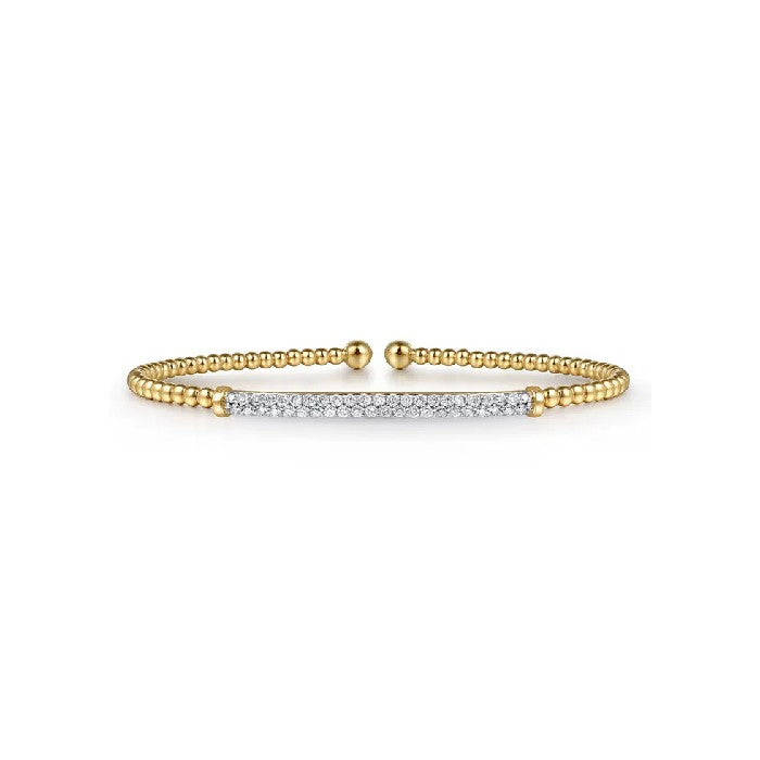 Gabriel & Co. Bujukan Diamond Bar Split Bangle
