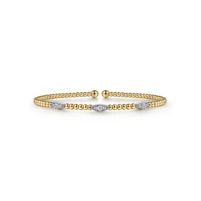 Gabriel & Co. Bujukan Diamond Marquise Stations Bangle