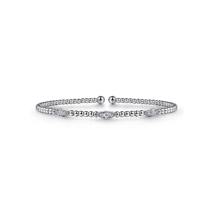 Gabriel & Co. Bujukan Diamond Marquise Stations Bangle