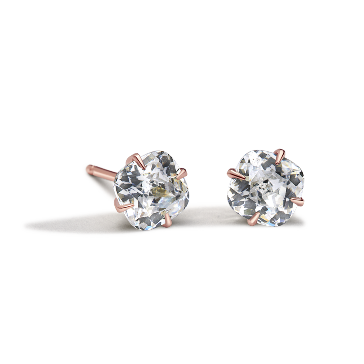 Cushion Cut Diamond Studs