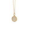 Monica Rich Kosann Mini Diamond Happiness Sun Charm Necklace