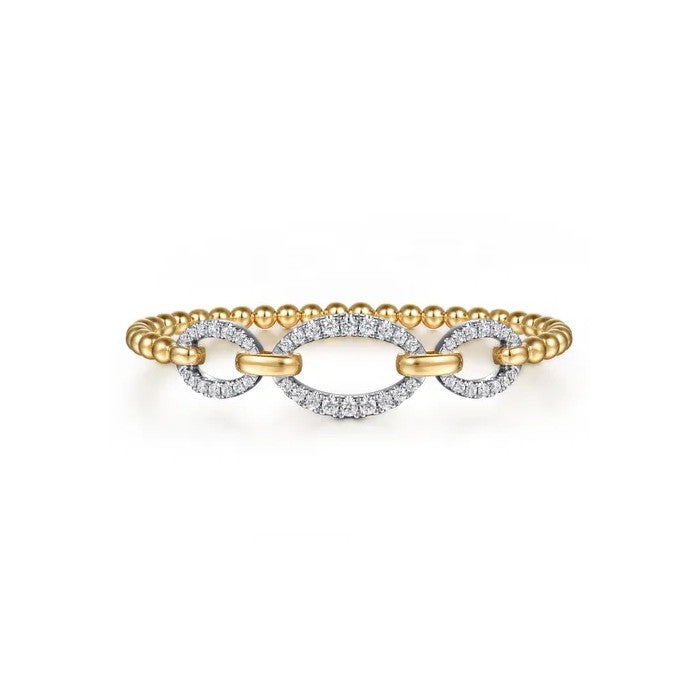 Gabriel & Co. Bujukan Diamond Link Split Bangle