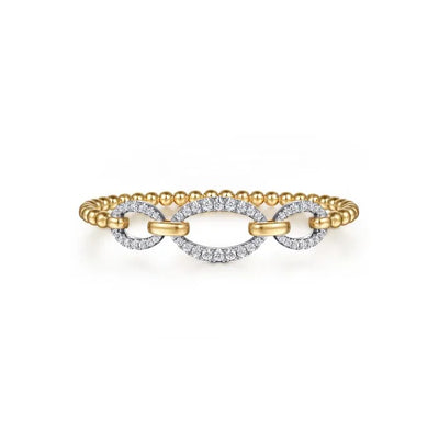Gabriel & Co. Bujukan Diamond Link Split Bangle