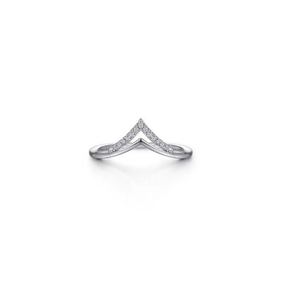 Gabriel & Co. Diamond Chevron Ring