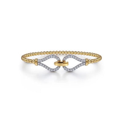 Gabriel & Co. Diamond Latch Bujukan Bangle