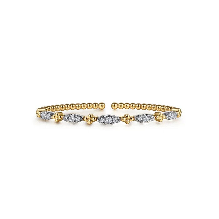 Gabriel & Co. Diamond Marquise Station Bujukan Bangle